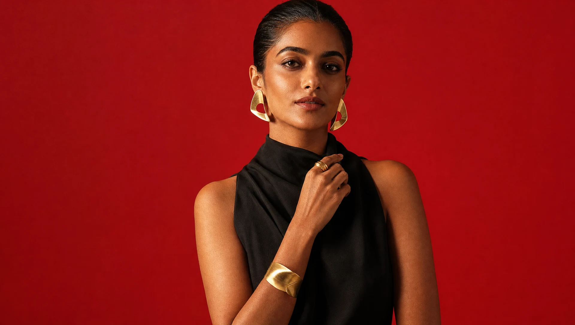 LAAL jewellery concept featuring an Indian model
